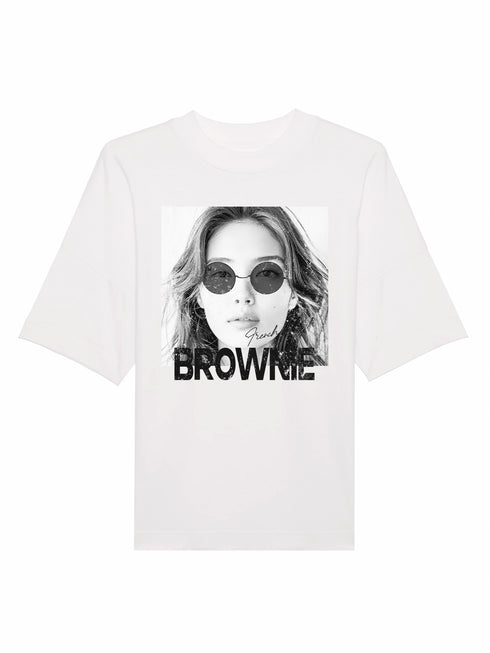 Crewneck Oversized T-shirt Brownie